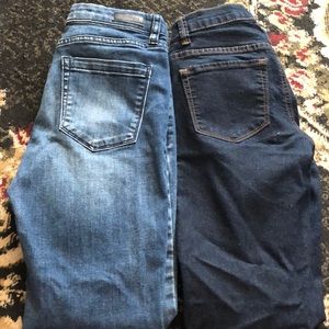 Selling two dark wash jeans